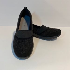 Womens Slip On Shoes Size 9W Easy Spirit Athletic Dark Gray RUNS SM! ~Sz 8.5 MED